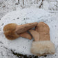 Rabbit Hide Tanning with Mezzaluna Fibers